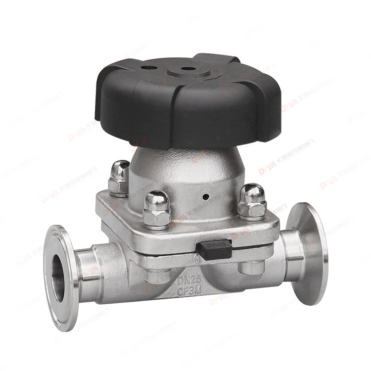 Manual diaphragm valve