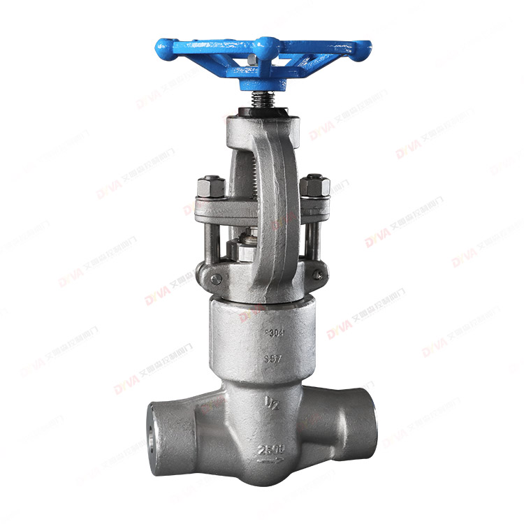 Forged steel self sealing butt welded globe valve