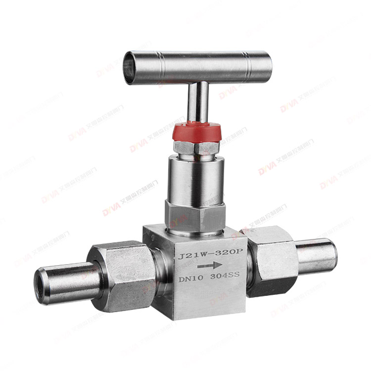 Needle type instrument valve