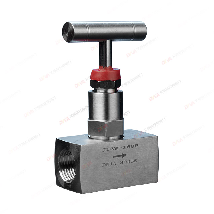 Needle type instrument valve