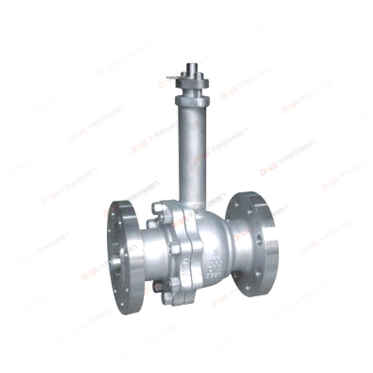 Low-temperature ball valve