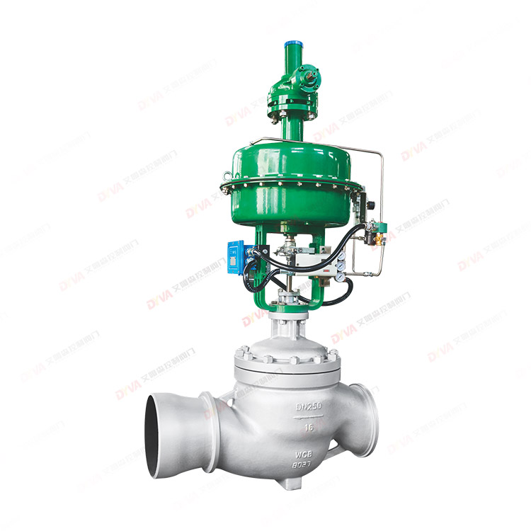 Single-seat pneumatic control valve 