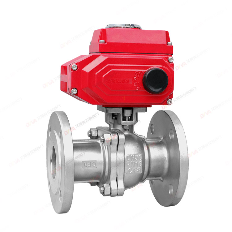 Electric flange ball valve