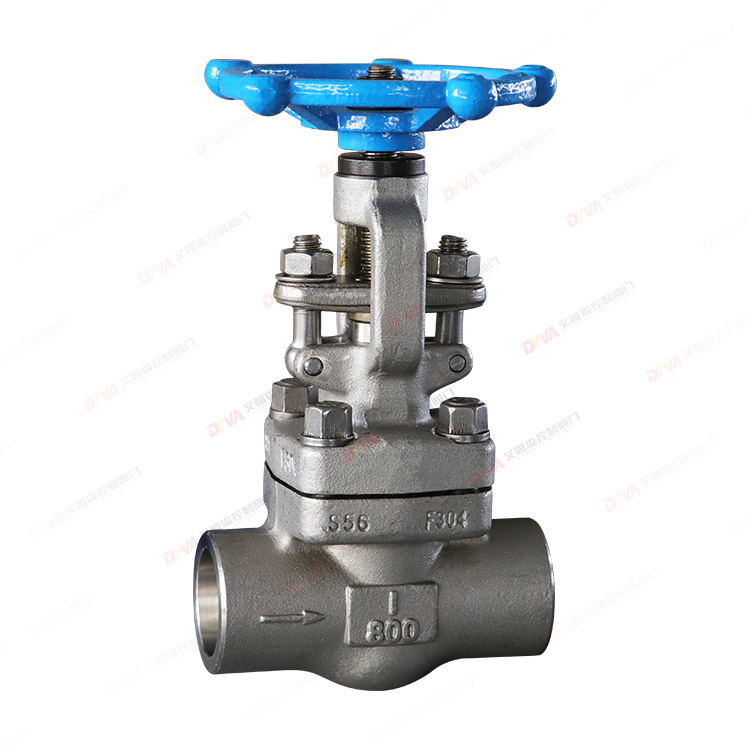 Forged steel butt welded gate valve