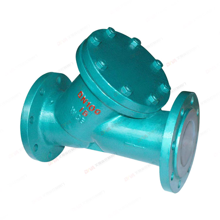 Fluorine-lined filter