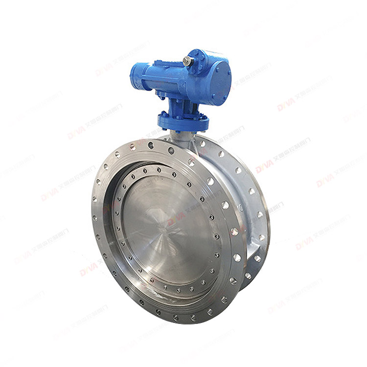 Hard-sealed flanged butterfly valve